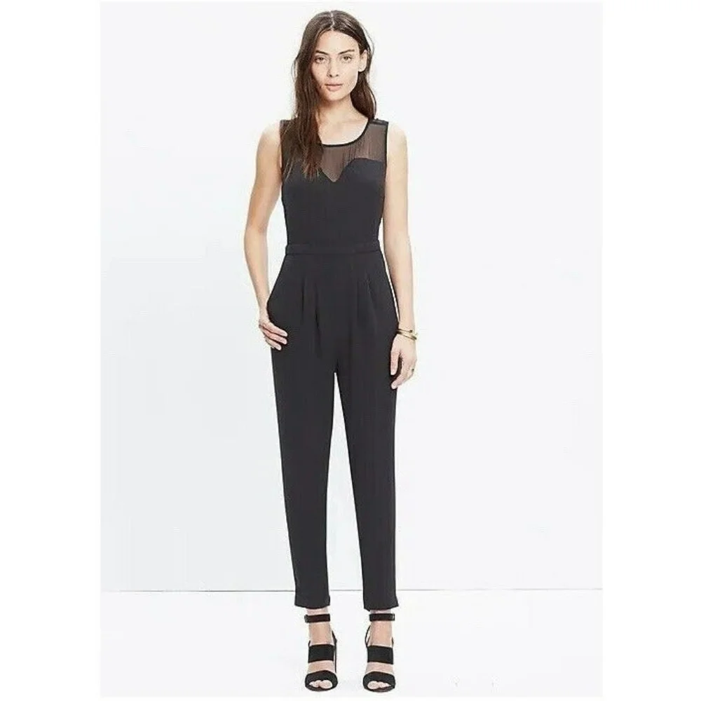 Madewell Classic Black Norwood Jumpsuit - Picture 2 of 9